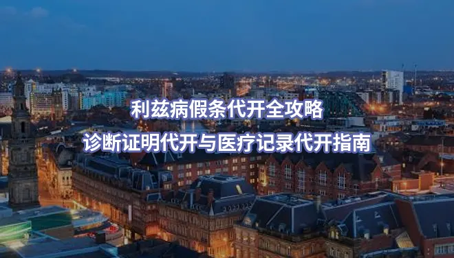 利兹病假条代开全攻略,诊断证明代开与医疗记录代开指南